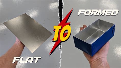 how to make a sheet metal box with curved edges|flat sheet metal box pattern.